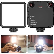 BTFOOR LED Video Light On-Camera Bi-Color 3000K-6000K DSLR Camcorder Vlog