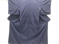 7593565: JAPANESE KIMONO / TSUMUGI / WOVEN KIKKO