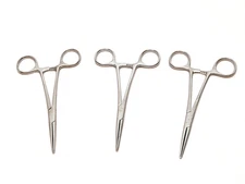 (1) Jarit 107-120 Crile Hemostat Straight 5.5″ Matte Stainless Surgical