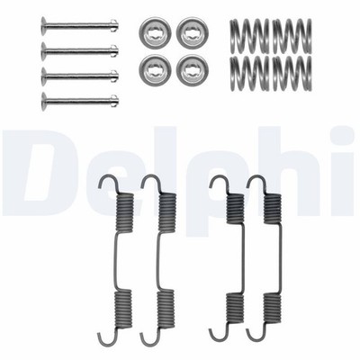 Accessory set, parking brake shoes Delphi LY1409