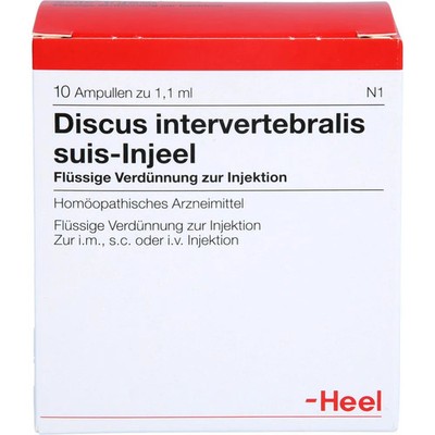 Discus Intervertebralis Suis Injeel Ampullen 10St - PZN 290038