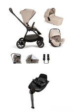 Image of Nuna Triv Next Travel System Boxed New Arra Flex Biscotti