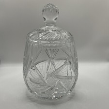 Vintage Kristall Pinwheel Glas 