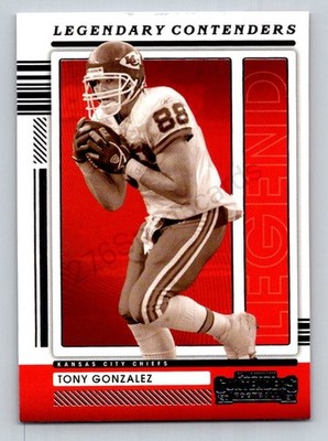 2021 Panini Contenders - Legendary Contenders Tony Gonzalez #LGD-TGO