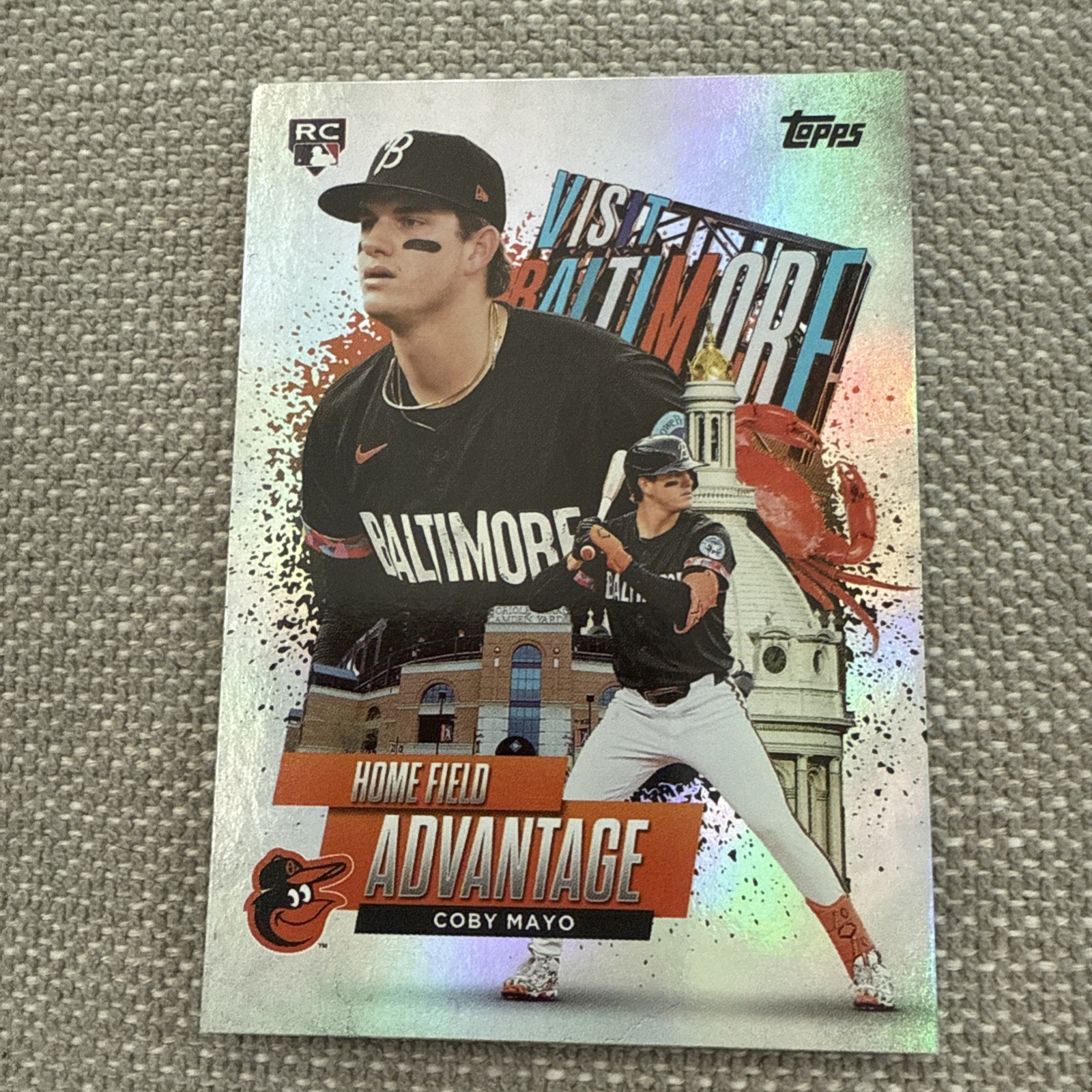 COBY MAYO 2025 Topps Series 1 Home Field Advantage RC #ORIOLES HA-14