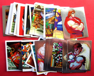 SUPER STREET FIGHTER II MERLIN BUNDLE OF 35 STICKERS 1994 VG