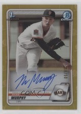 2020 Bowman Draft Chrome Picks Gold Refractor 8/50 Ryan Murphy #CDA-RM Auto w5p