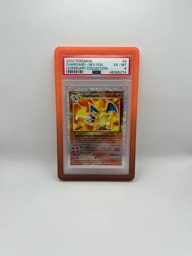 Pokemon TCG Legendary Collection Charizard #3 Reverse holo - PSA 6