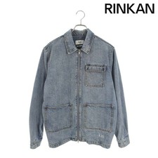 KISS 22SS KHM030305 Caldwell Zip Denim Long Sleeve Shirt Men's S Used 5b6e03ffda