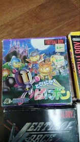 Nintendo Virtual Boy Console 7 Game Software Bundle Tetris Golf Force JP Lot RA