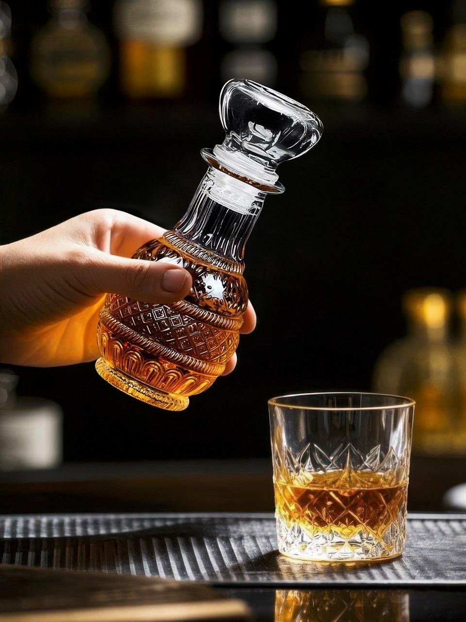 1 PCS Small Refillable Glass Bottle with Screw Cap kitchen o