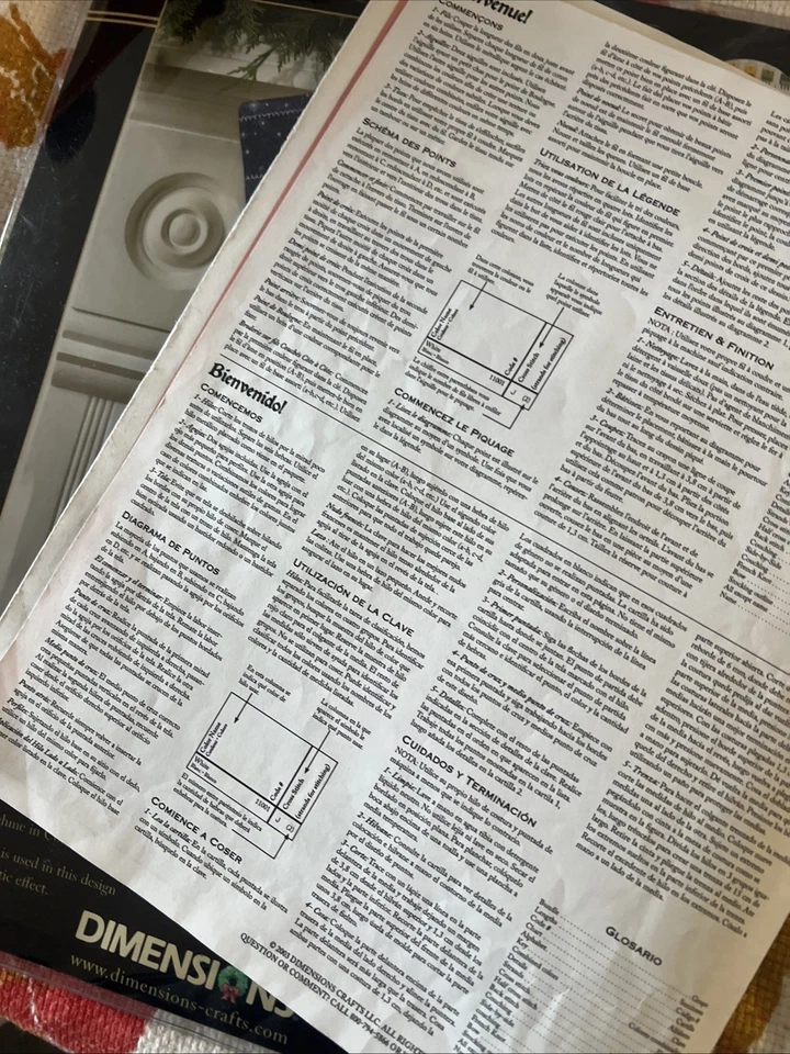 Размер Gold Collection чулки вышивка крестиком езда на санях в сумерках узор 8712 - Изображение 4 из 4