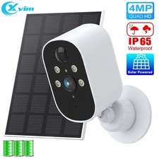 XVIM Solar Wireless Security Camera Outdoor Wifi Home Surveillance Night Vision