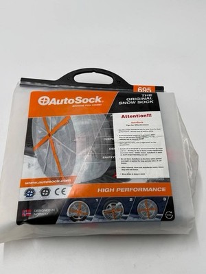 AutoSock HP695 Snow Socks Textile Traction Device   Pair - Chain Alternative