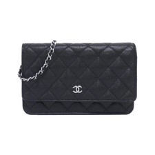 Chanel Timeless Classic Caviar Skin Wallet on Chain