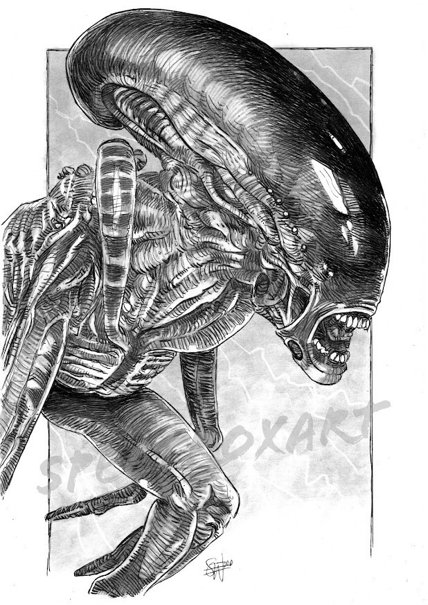 ALIEN 3 ORIGINAL ART 