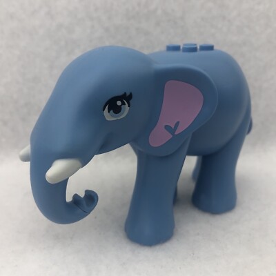 LEGO 67419pb01 Medium Azure Elephant, Friends W/ Bright Pink Ears ...