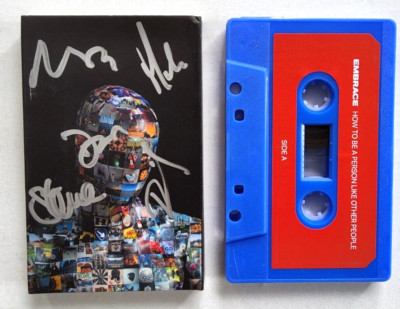 Embrace   How To Be A Person Like Other People Cassette Tape, SIGNED 2022 new 