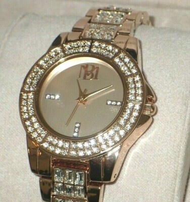 Badgley Mischka BA 1410RGRG Swarovski Crystal Accent Women’s Watch New New Women main image 4