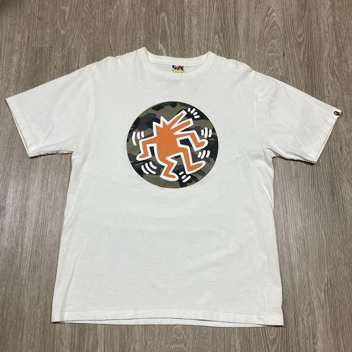 [A BATHING APE×Keith Haring] ABC Tee Bape Shirt XL Keith Haring A Bathing Ape Graffiti Streetwear