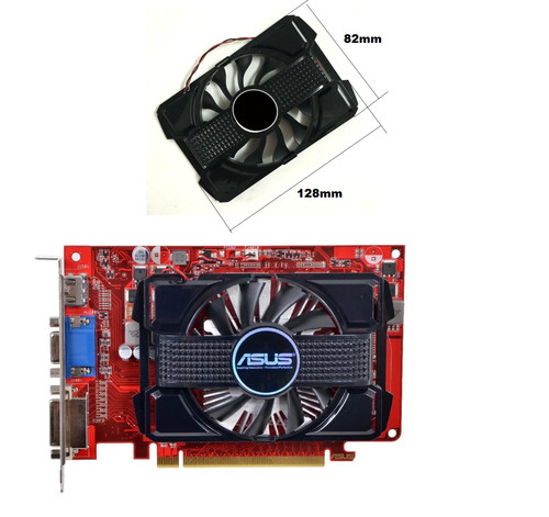 Cooler Fan For ASUS EAH5570 HQ GPU Fan EAH 5570 DI HM512MD3 Graphic Card