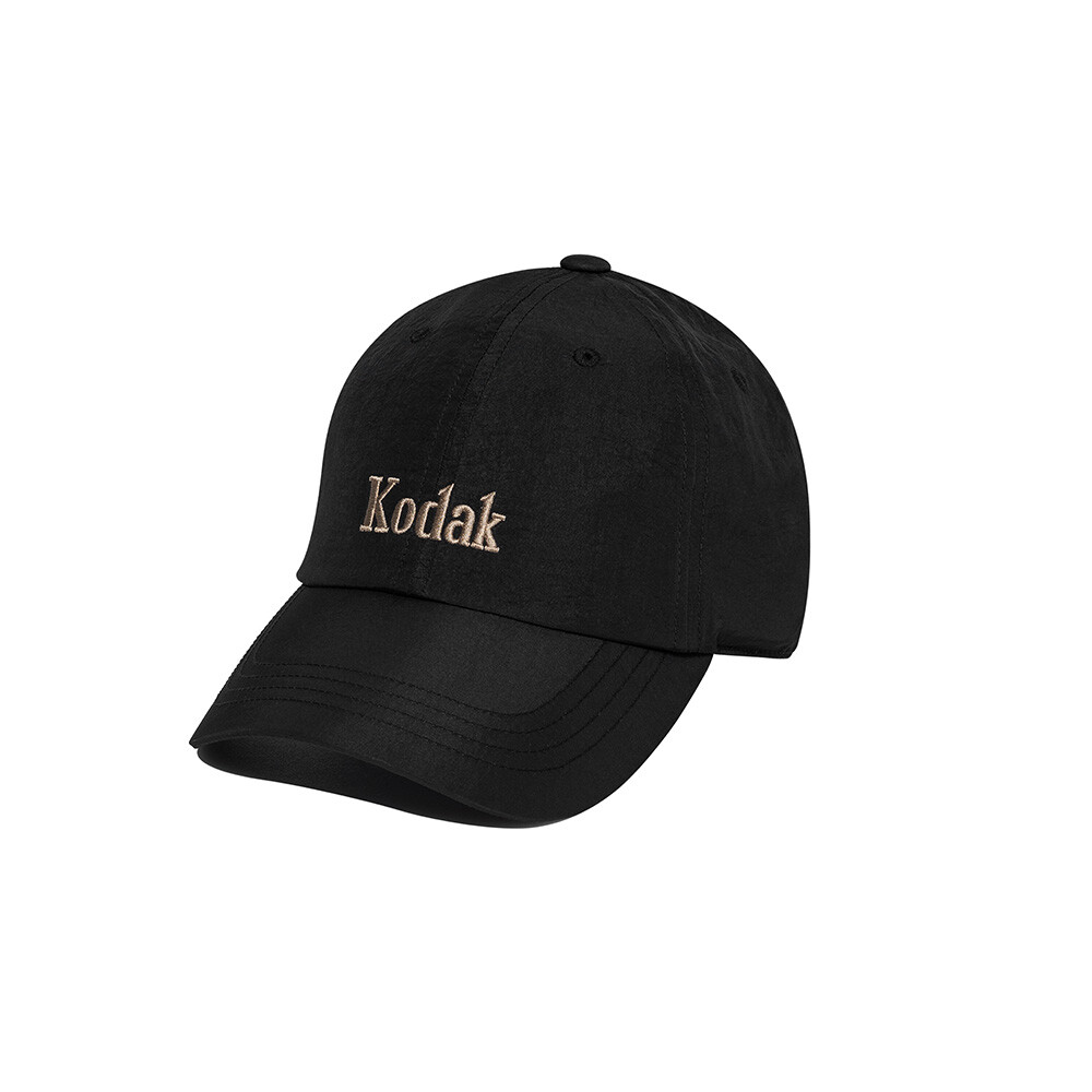◆KODAK◆ NYLON LOGO CAMP CAP BLACK K4143LCP34BLK NEW KODAK APPAREL Nylon Logo Camp Cap K4143LCP34BLK BLACK SM