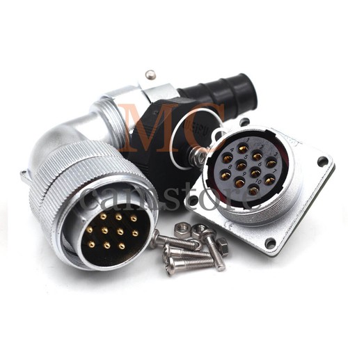 WEIPU WF28 10pin Connettore Cavo Filo Elettrico,Spina a Gomito Impermeabile - Presa - Foto 1 di 6