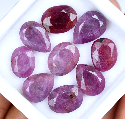43.40 CT Certifié Naturel non Traité Burma Rubis Clarté Vs Fin Gemme