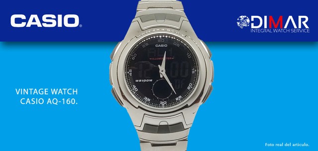 Casio Men's Analog Digital Watch World Time 100meter Water Resistant AQ 160  for sale online | eBay