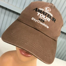 Golf Channel Brown Sky Caddie Hershey Open Adjustable Baseball Cap Hat
