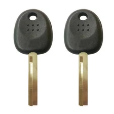 2 New Uncut Blank Chipped Transponder key Replacement for Hyundai ID46 Chip HY18