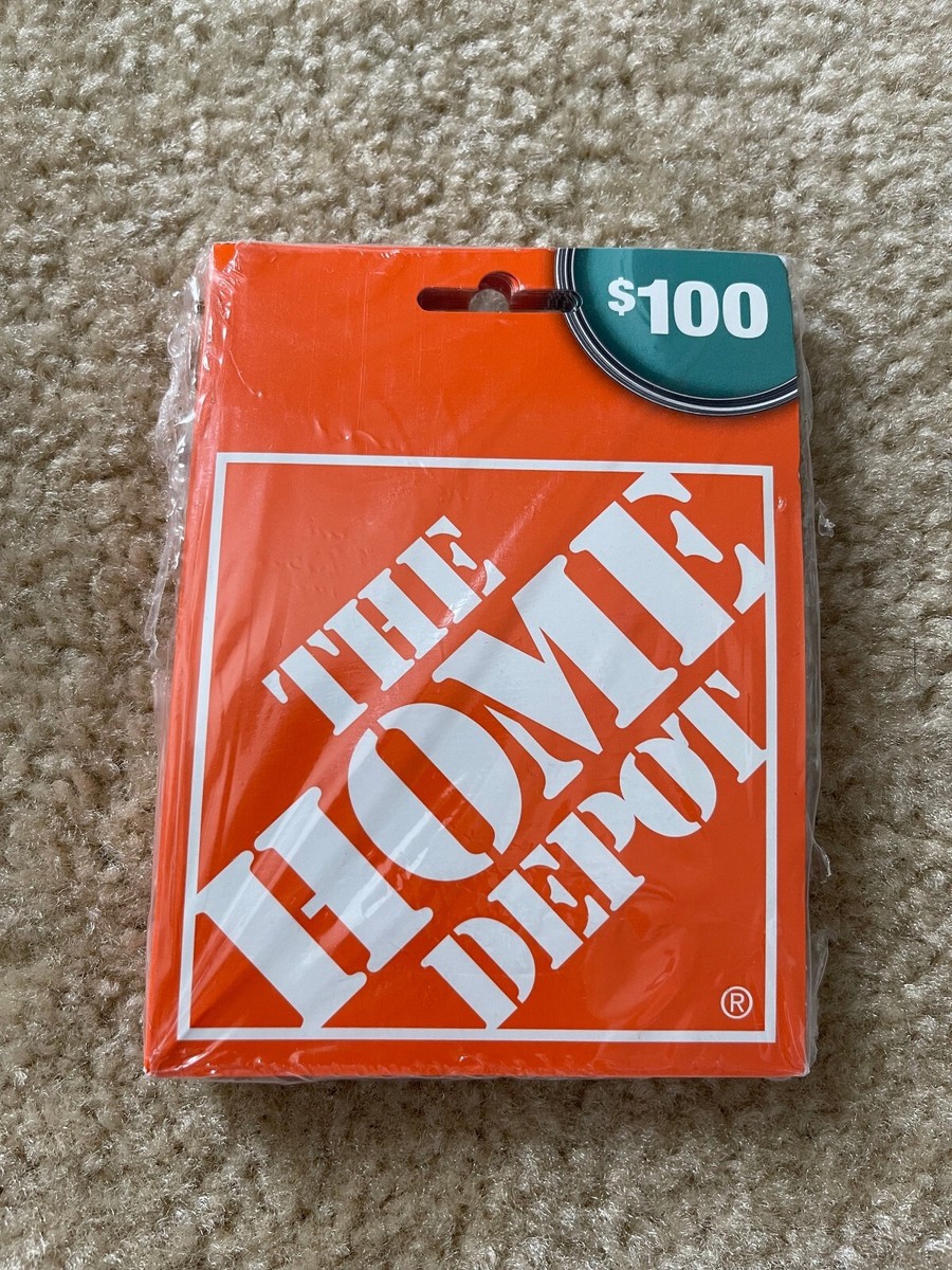 Home Depot $100 Gift Card 10 pack bundle No Value/Not Activated