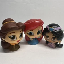 Disney Just Play Doorables Little Mermaid Jasmine Belle Lot of 3 Disney Figures
