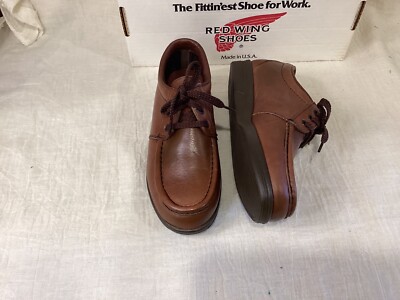 RED WING USA 8601 BROWN DUNOON MOC TOE TIE OXFORD NEW w BOX NIB