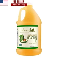Premium Natural Avocado Oil Cold Pressed Non-GMO Kosher 64 Fl Oz Cooking Oil New