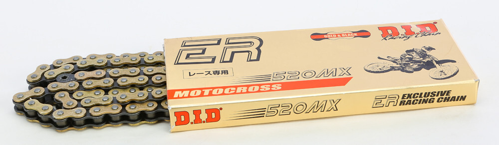 フォックスさん専用 D.I.D. Exclusive Racing Non-Sealed Chain RACING CHAIN (GOLD) 520MX