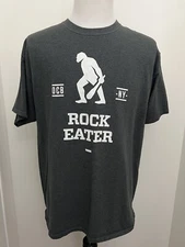 OCB Oval Craft Brewing XL T Shirt Rock Eater Plattsburgh Upstate NY Beer Brewery