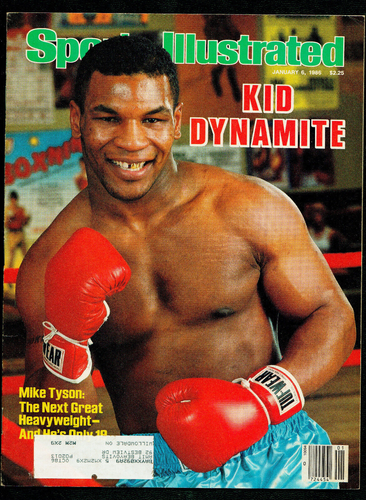 January 6, 1986 Sports Illustrated Mike Tyson Kid Dynamite Rookie Unread Mint