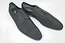 DOLCE E GABBANA men shoes sz 8.5 Europe 42 black canvas S9301