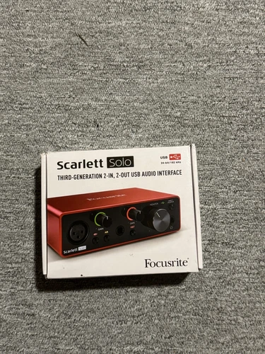 Focusrite Scarlett Solo 3rd Gen USB Interface