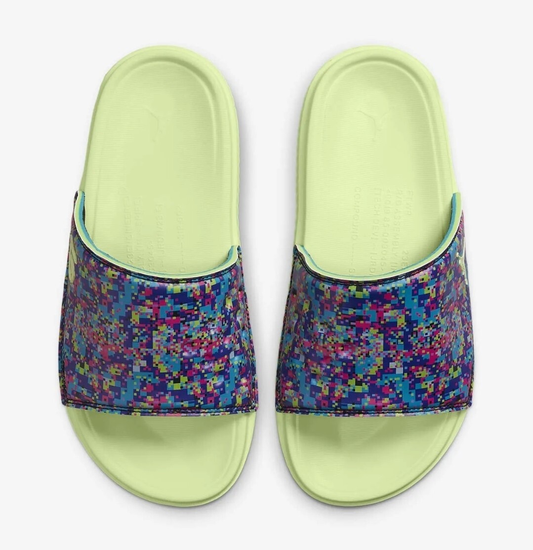 jordan slides multicolor