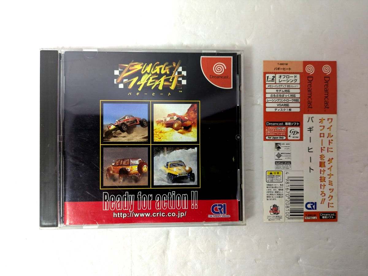 BUGGY HEAT Dreamcast Sega DC Japan manual Obi | eBay