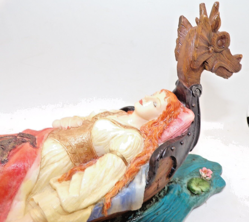 VTG 1999 Veronese Lady of Shalott Viking Dragon Boat 11 in Long - Picture 3 of 11