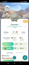 P0KEM0N Graveler With Moveset (Mud Shot) - TRADE - Read Item Description