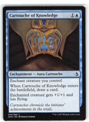 Cartouche of Knowledge *Common* Magic MtG x1 Amonkhet SP
