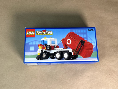 Lego 6668 Recycle Truck 100% complete with original box and ...