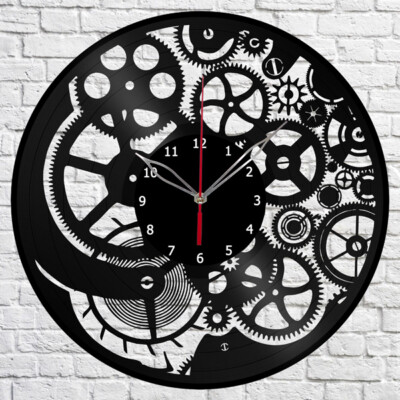 Vinyl Clock clockwork  Wall Clock Unique Art Vinyl Record Wall Clock 1401