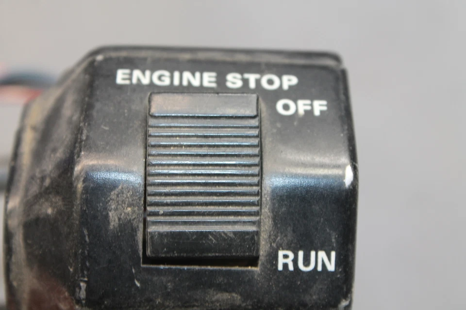 1982 YAMAHA VISION 550 RIGHT CLIP ON HANDLE KILL OFF START SWITCH SWITCHES #3 - Image 3 of 4