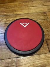 Used Vater Single-sided Soft Practice Pad 6 in. Red Chop Builder Pad Drum Music