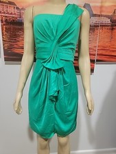 BCBGMaxAzria Dress Palais Emerald Green 12 Washable Party Cruise #11
